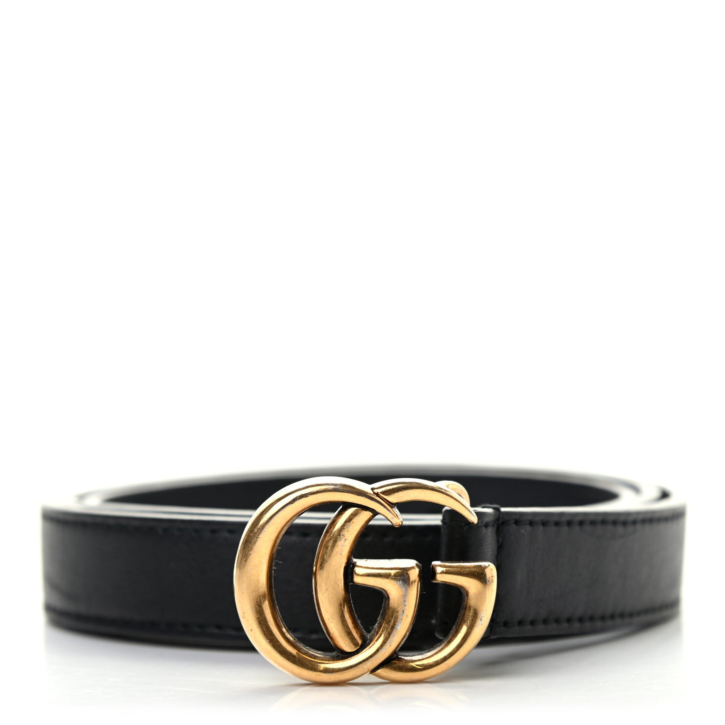 Calfskin Double G 20mm Belt 85 34 Black