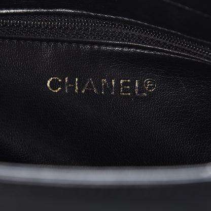 Chanel Lambskin CC Tote Black 6 of 7