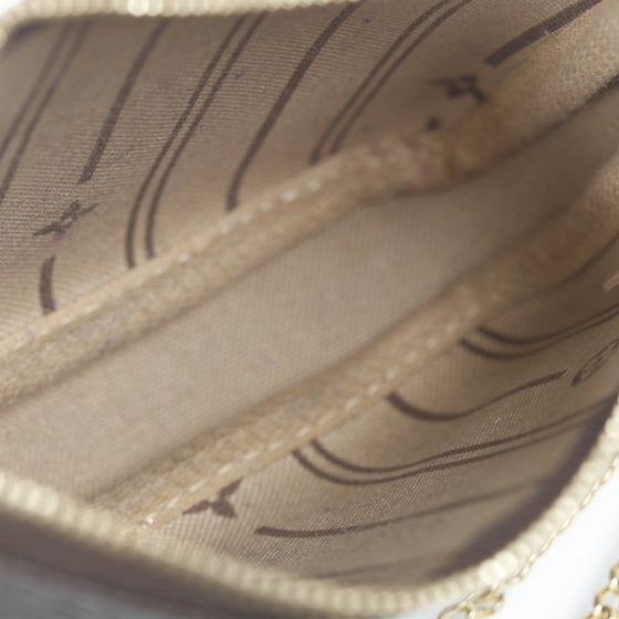 Monogram Complice Trunks and Bags Mini Pochette Accessories Beige