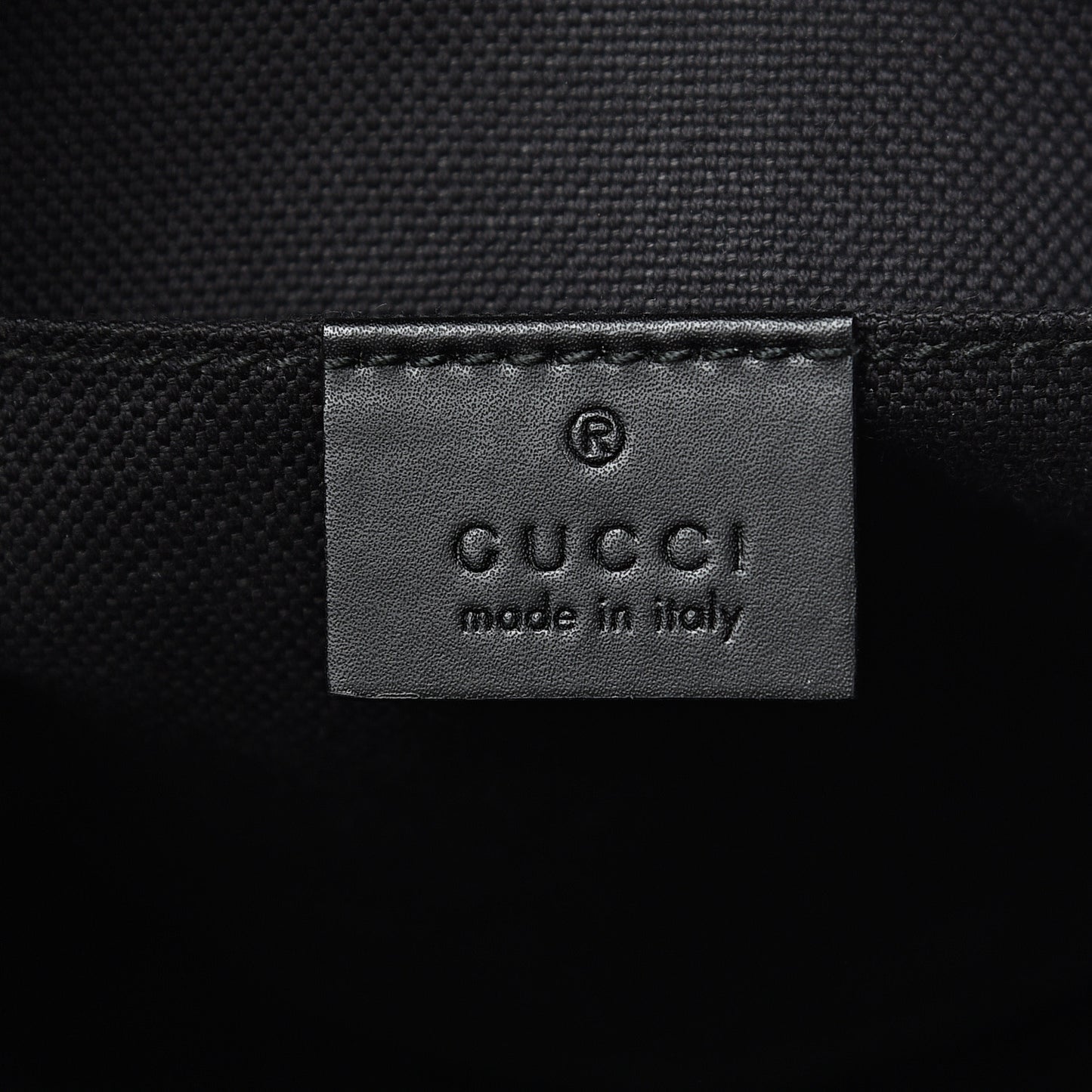 GG Supreme Monogram Web Small Flat Messenger Bag Black Grey