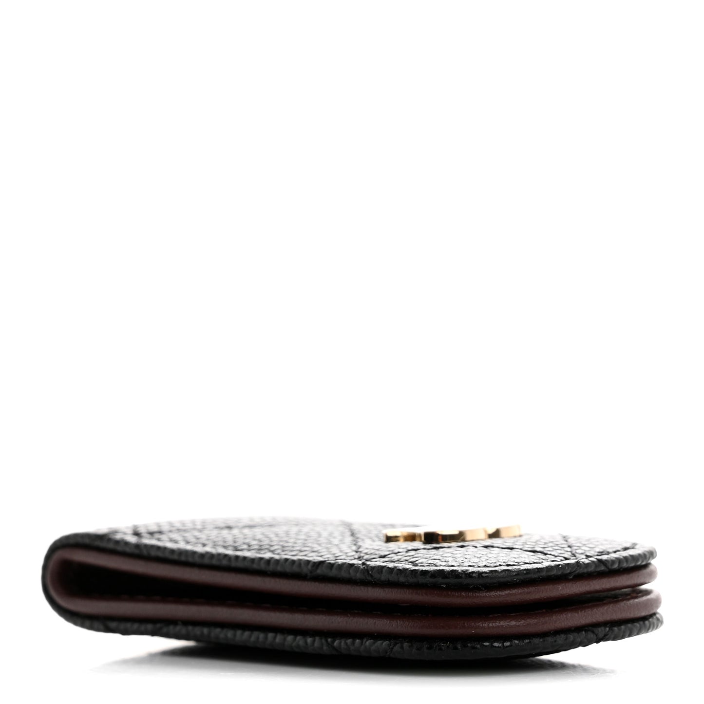 Caviar Quilted Money Clip Black