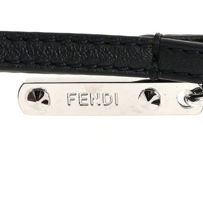 Fendi Nappa Eyes Fringe Bag Bug Charm Bordeaux Multicolor 3 of 4