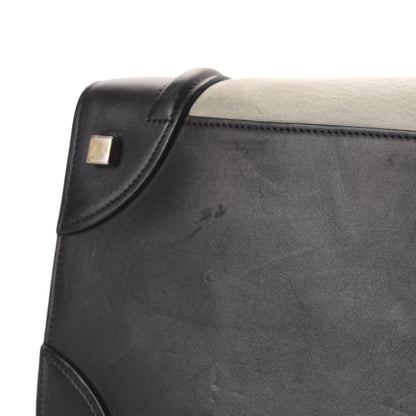 Celine Elephant Calfskin Mini Tri-Color Luggage Chalk 8 of 13