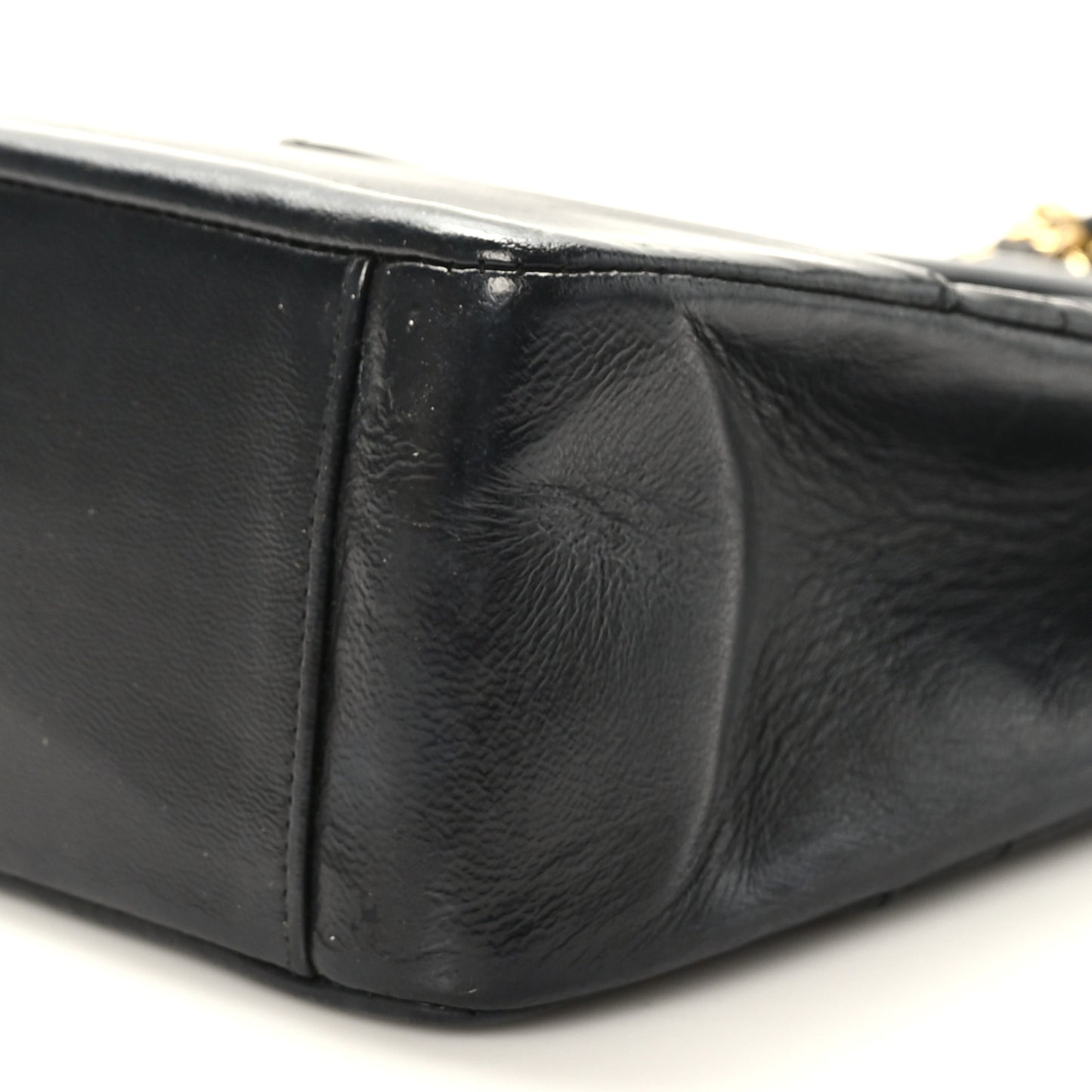 Lambskin Quilted 31 Shopping Bag Black