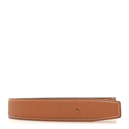 Hermes Box Togo 32mm Belt Strap 100 40 Black Gold 1 of 7
