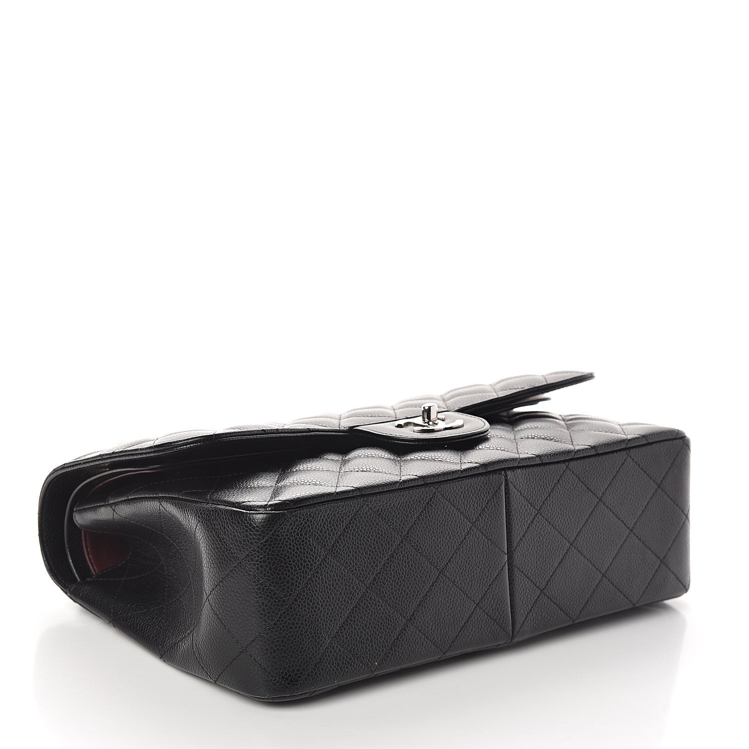 Chanel Caviar Quilted Jumbo Double Flap Black 3 of 10
