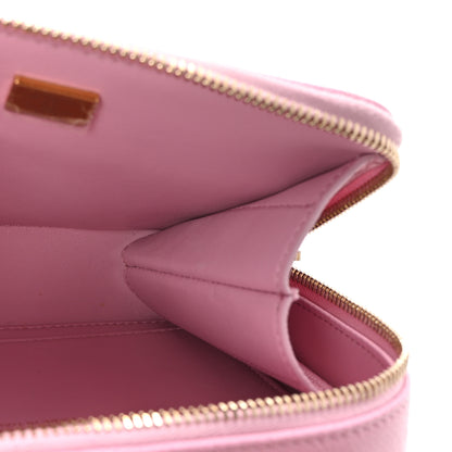 Chanel Caviar Quilted Pick Me Up Mini Vanity Case Pink 5 of 10