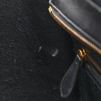 Celine Smooth Calfskin Mini Luggage Black 9 of 10