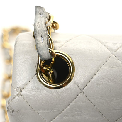 Chanel Lambskin Quilted Mini Square Flap White 17 of 18