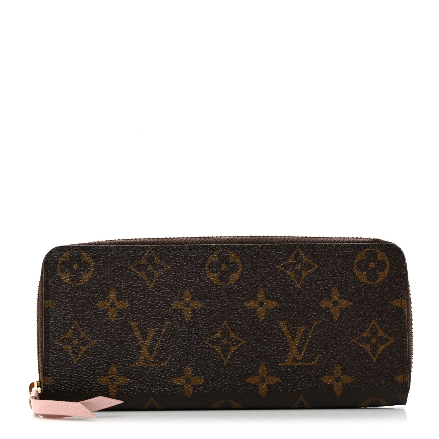 Louis Vuitton Monogram Clemence Wallet Rose Ballerine 1 of 7