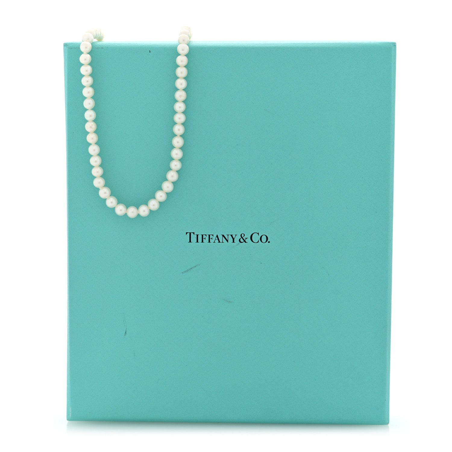 Tiffany Sterling Silver Freshwater Cultured Pearl 5.5-6mm Ziegfeld Necklace 5 of 5
