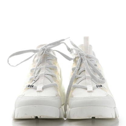 Christian Dior Technical Fabric Rubber Womens D-Connect Sneakers 38.5 White 2 of 11