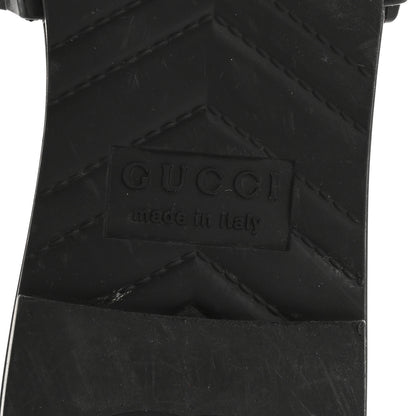 Gucci Rubber Womens Slide Sandals 38 Black 8 of 12
