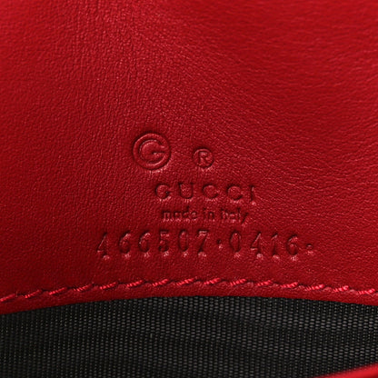 Gucci Microguccissima Crossbody Wallet Red 6 of 10