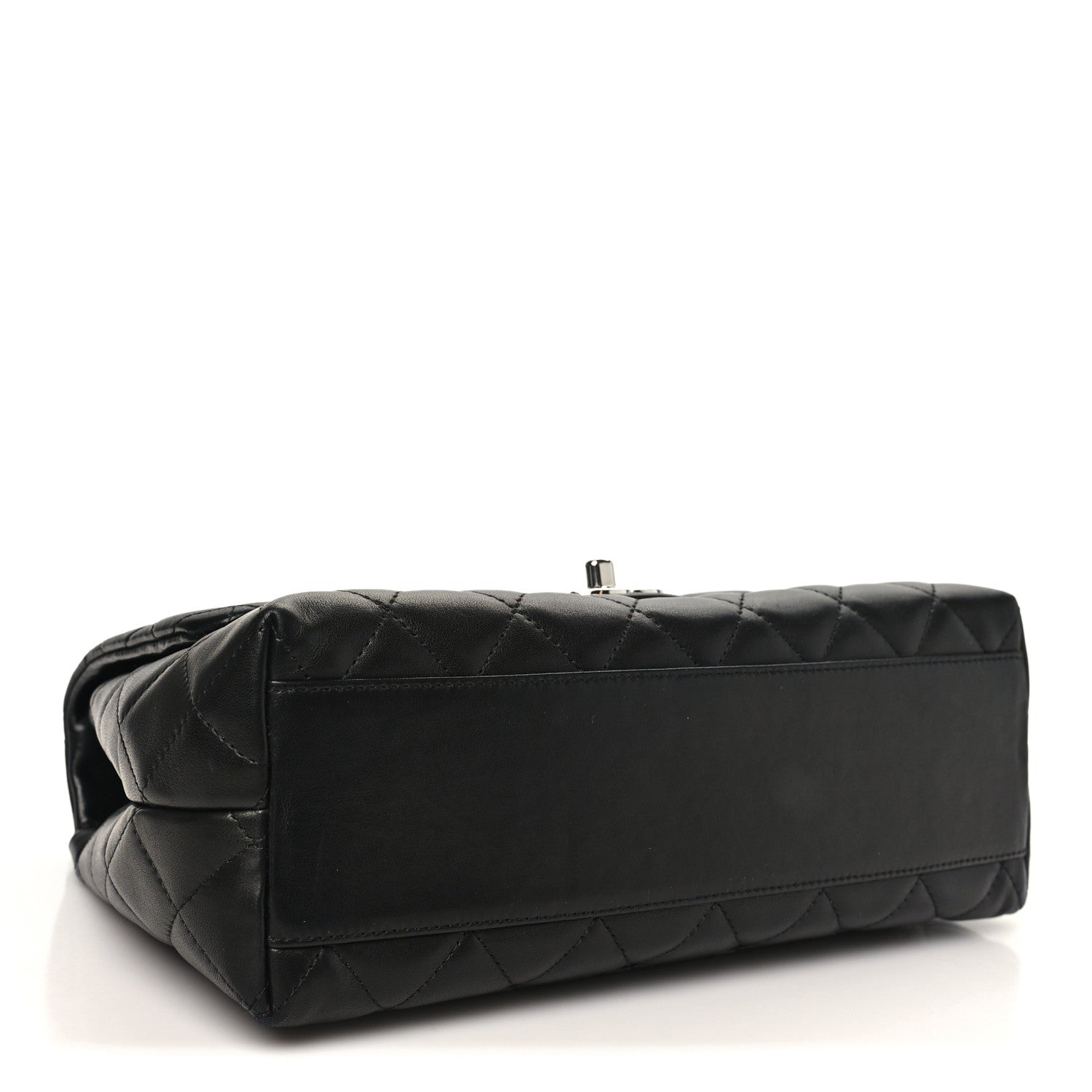 Chanel Lambskin Quilted Medium Kelly Flap Bag Black Black 4 of 10