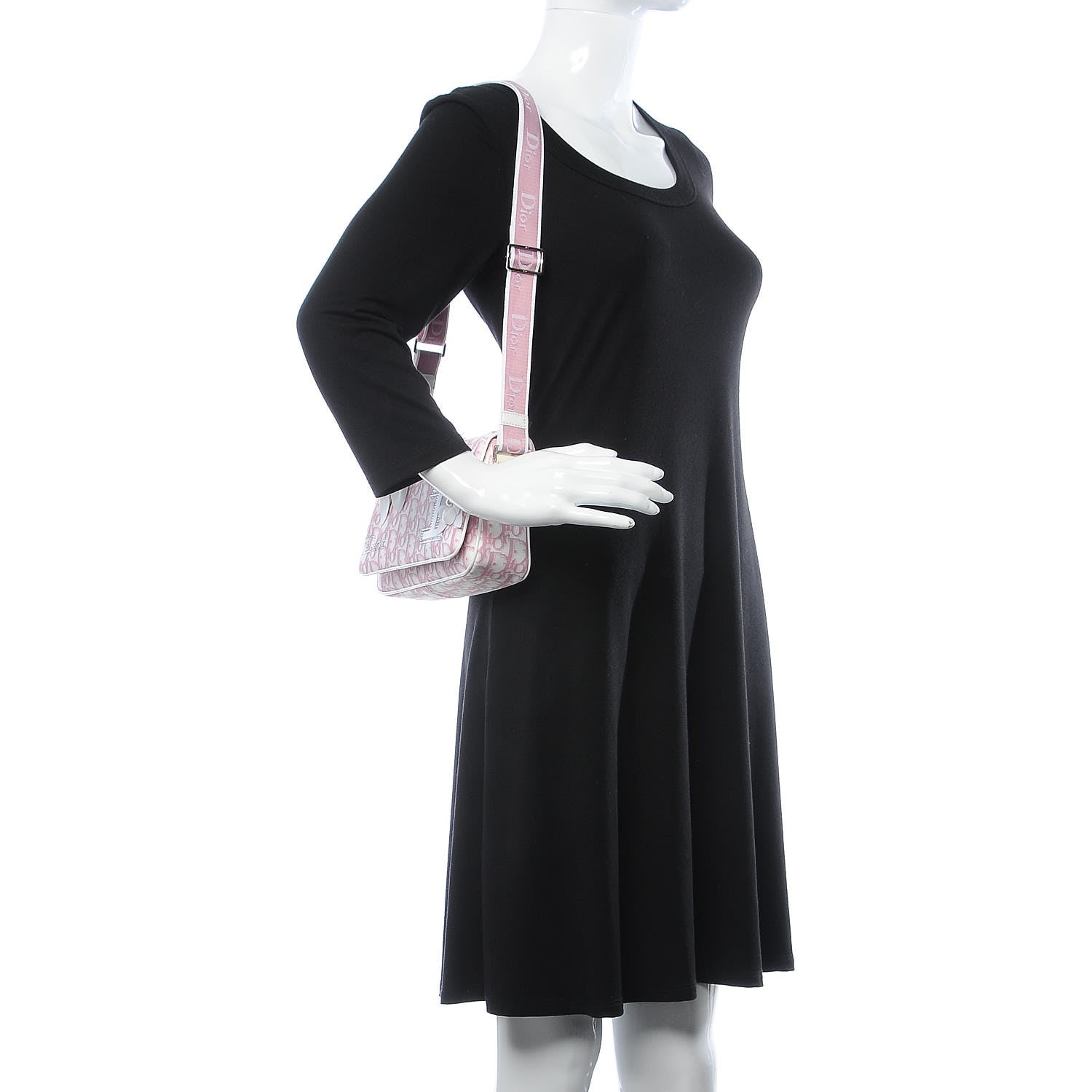 Christian Dior Monogram Girly Shoulder Bag Pink 2 of 18