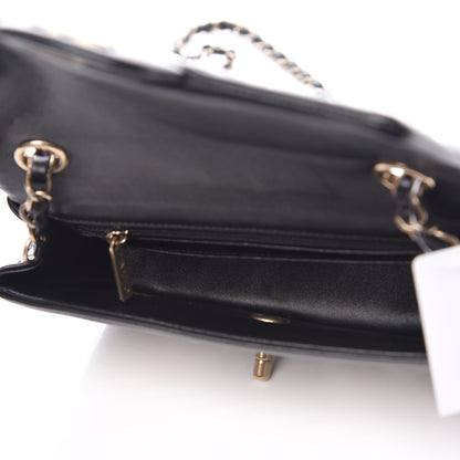 Chanel Lambskin Mosaic Small Flap Black Gold Light Blue 5 of 7
