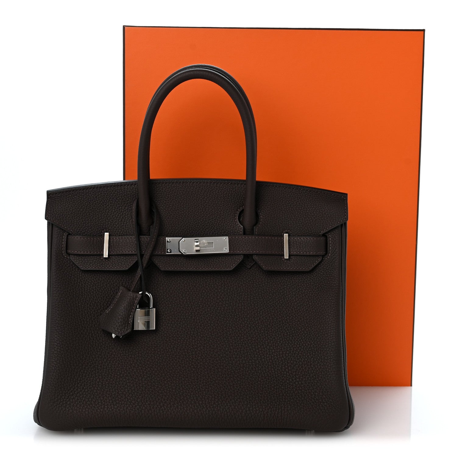 Hermes Togo BIRKIN 30 Chocolate 11 of 11