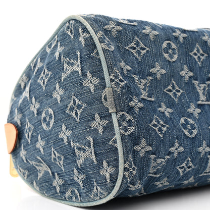 Louis Vuitton Monogram Denim Neo Speedy Blue 8 of 12