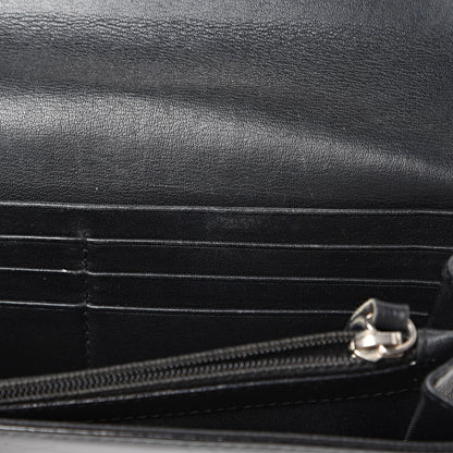 Christian Dior Patent Cannage Rendezvous Wallet Black 9 of 14