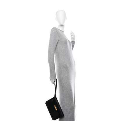 Hermes Epsom Kelly Depeches 25 Pouch Black 2 of 10