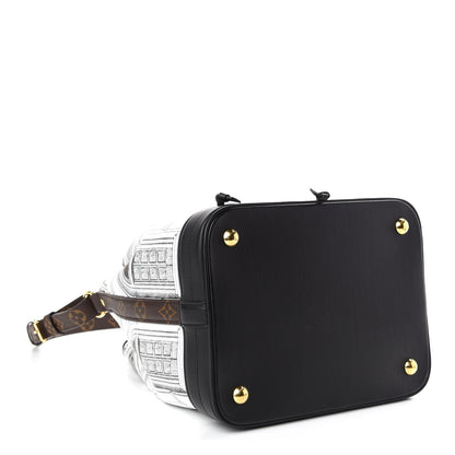 Louis Vuitton X FORNASETTI Calfskin Architettura Noe MM Black White 4 of 8