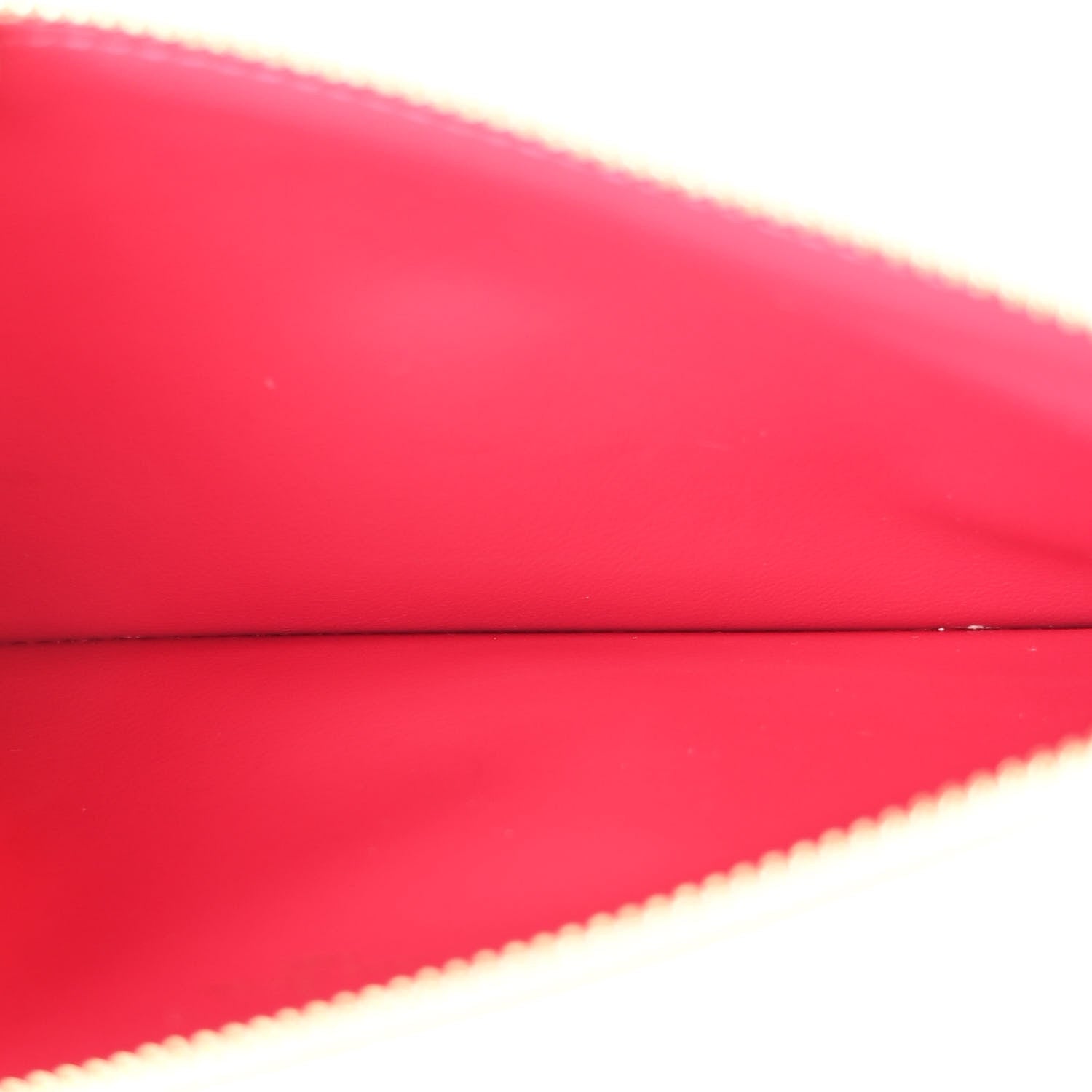 Louis Vuitton Damier Azur Studded Pochette Felicie Chain Wallet Fuchsia 7 of 13