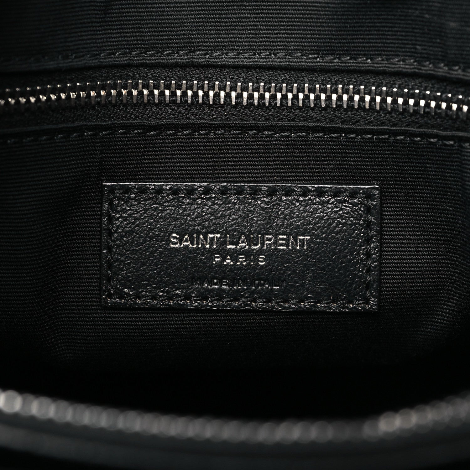 Saint Laurent Calfskin Y Quilted Monogram Large Loulou Chain Satchel Black 6 of 10