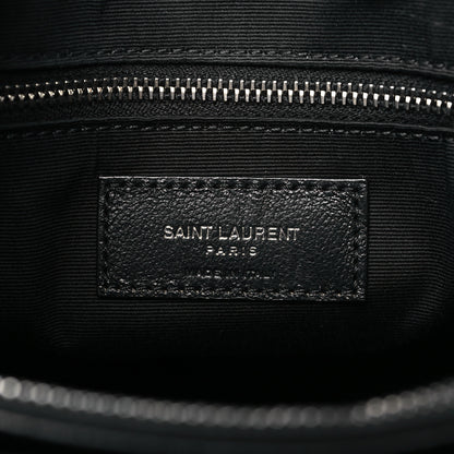 Saint Laurent Calfskin Y Quilted Monogram Large Loulou Chain Satchel Black 6 of 10