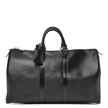 Louis Vuitton Epi Keepall 45 Black 1 of 15