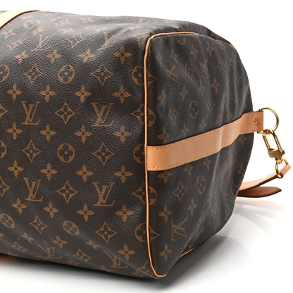 Louis Vuitton Monogram Keepall Bandouliere 55 9 of 12