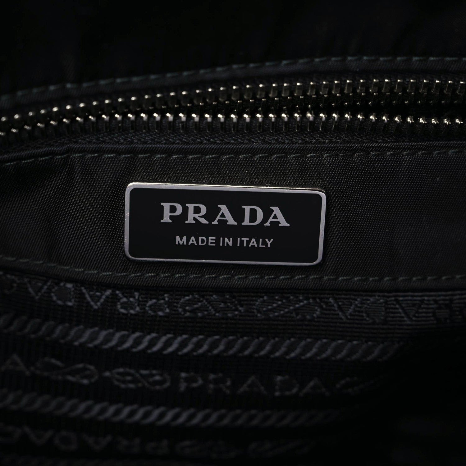 Prada Tessuto Nylon Spazzolato Tote Black 10 of 10