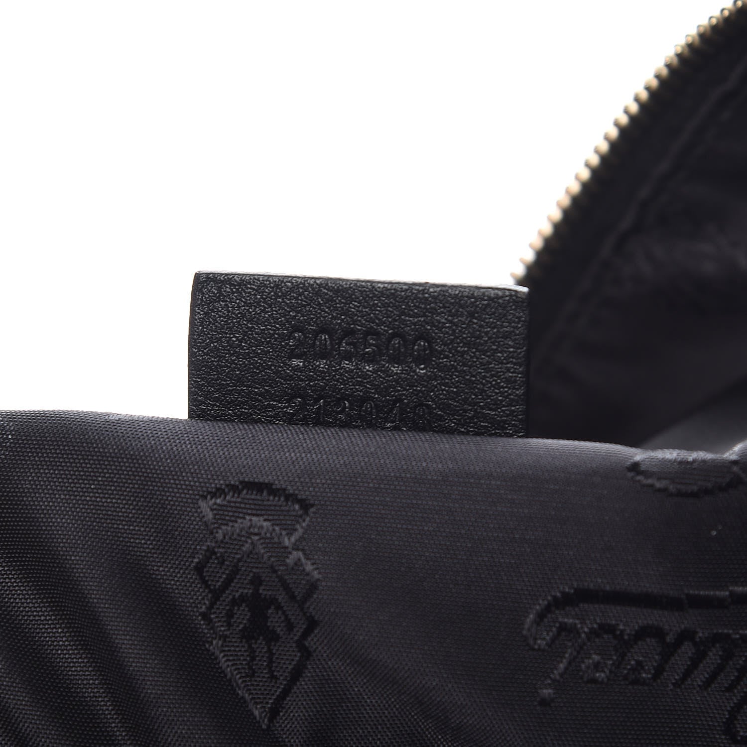 Gucci Guccissima Large Carry On Duffle Black 7 of 7