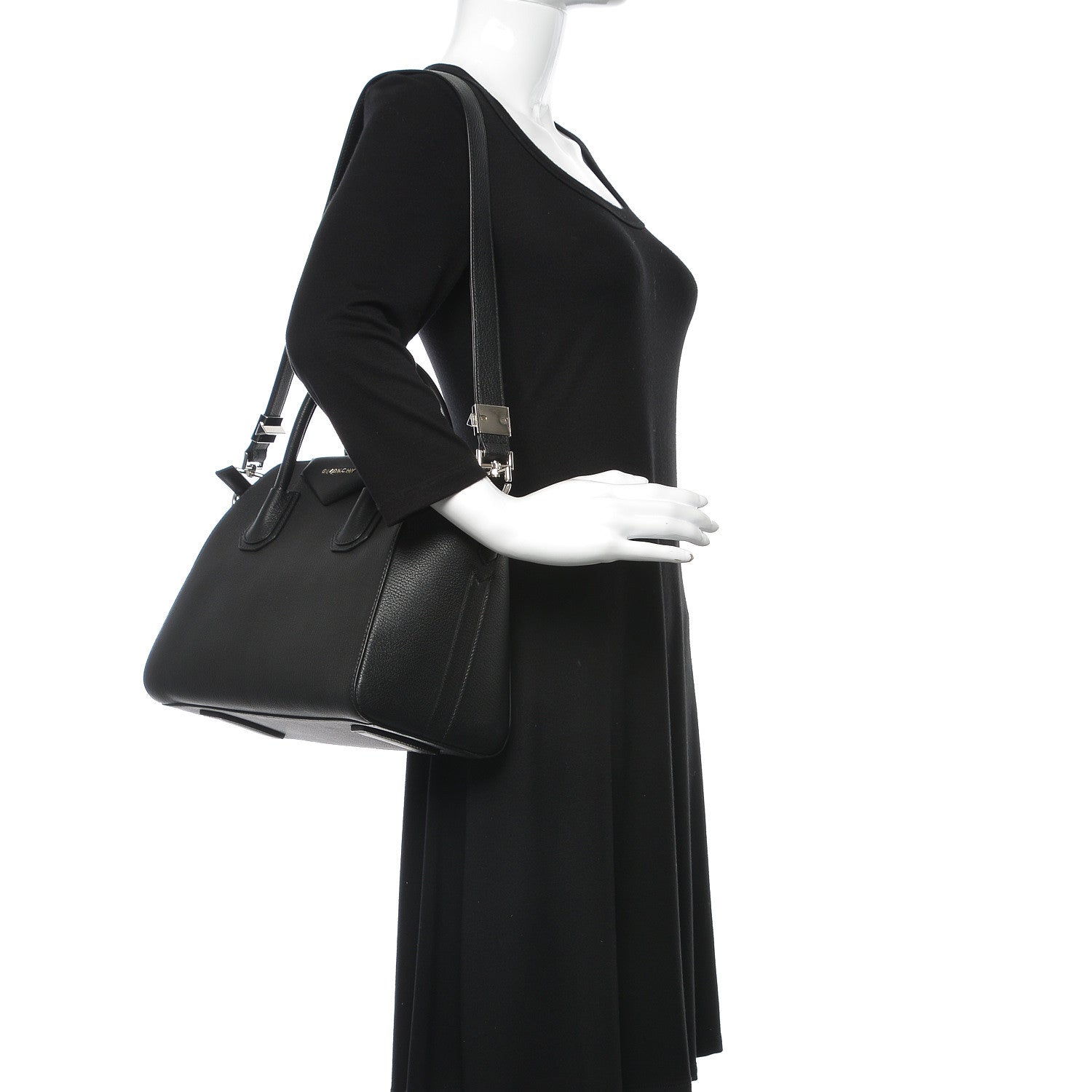 Givenchy Sugar Goatskin Small Antigona Black 2 of 13