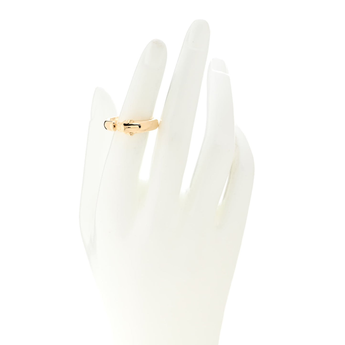 18K Yellow Gold Tsavorite Onyx Panthere De Cartier Ring 58 8.25