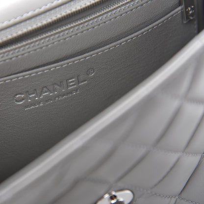 Chanel Lambskin Quilted Mini Rectangular Flap Grey 8 of 10