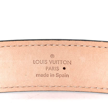 Louis Vuitton Calfskin Belt 85 34 Black 2 of 4