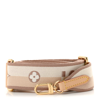 Louis Vuitton Jacquard Speedy Bandouliere 20 Shoulder Strap Beige 1 of 4