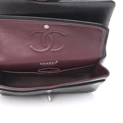 Chanel Lambskin Quilted Medium Double Flap Black 5 of 16