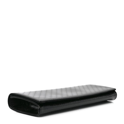 Gucci Patent Microguccissima Small Broadway Clutch Black 4 of 13