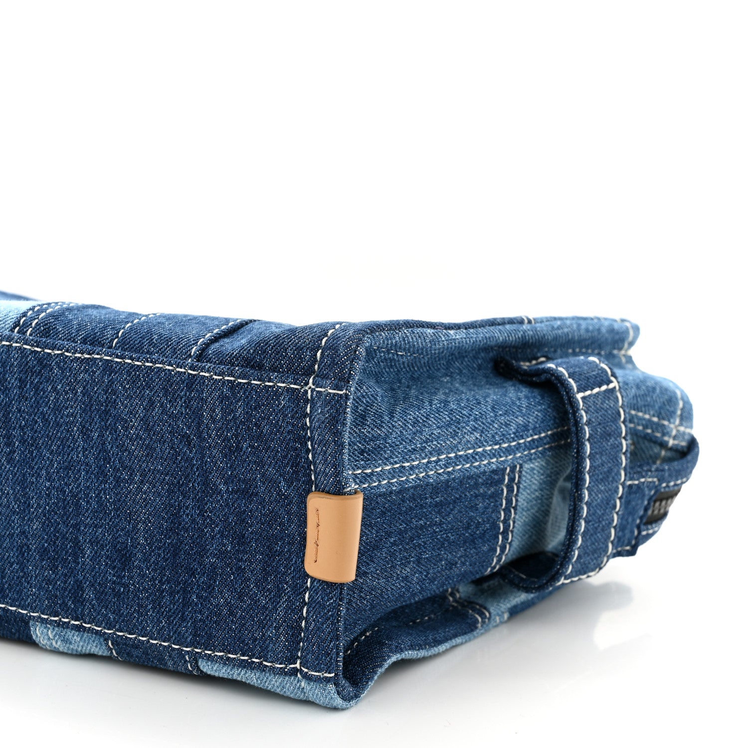 Marc Jacobs Denim Canvas Small Tote Bag Blue 9 of 9