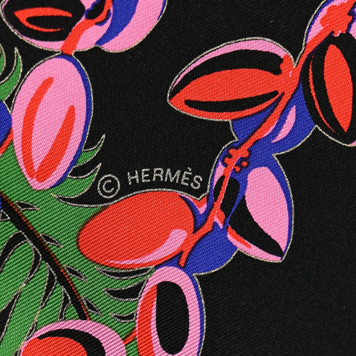 Silk Mythiques Phoenix Coloriage Scarf 90 Black Vert Rouge
