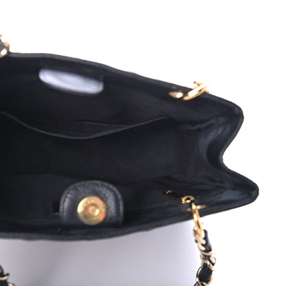 Chanel Caviar Quilted Petit Shopping Tote PST Black 4 of 4
