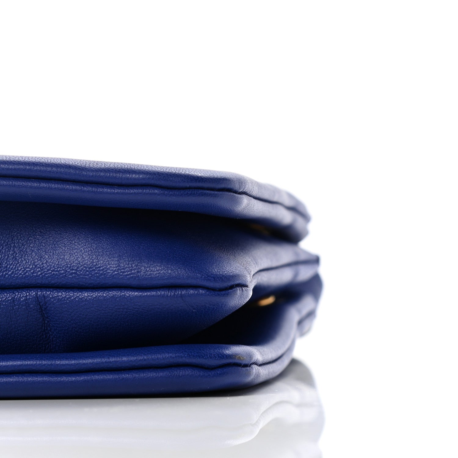 Celine Lambskin Small Trio Crossbody Bag Electric Blue 5 of 7