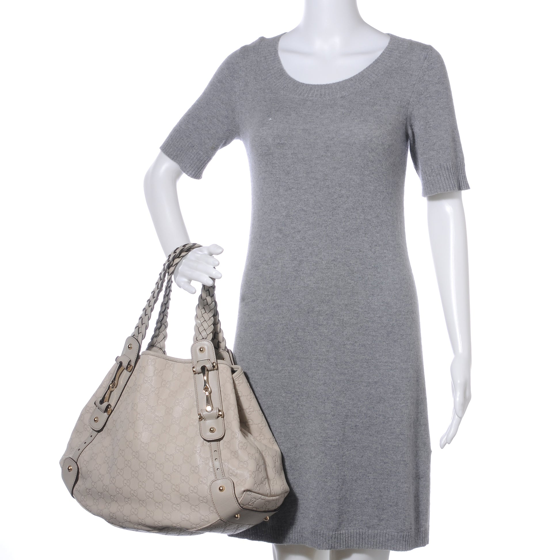 Gucci Guccissima Medium Pelham Ivory 2 of 8