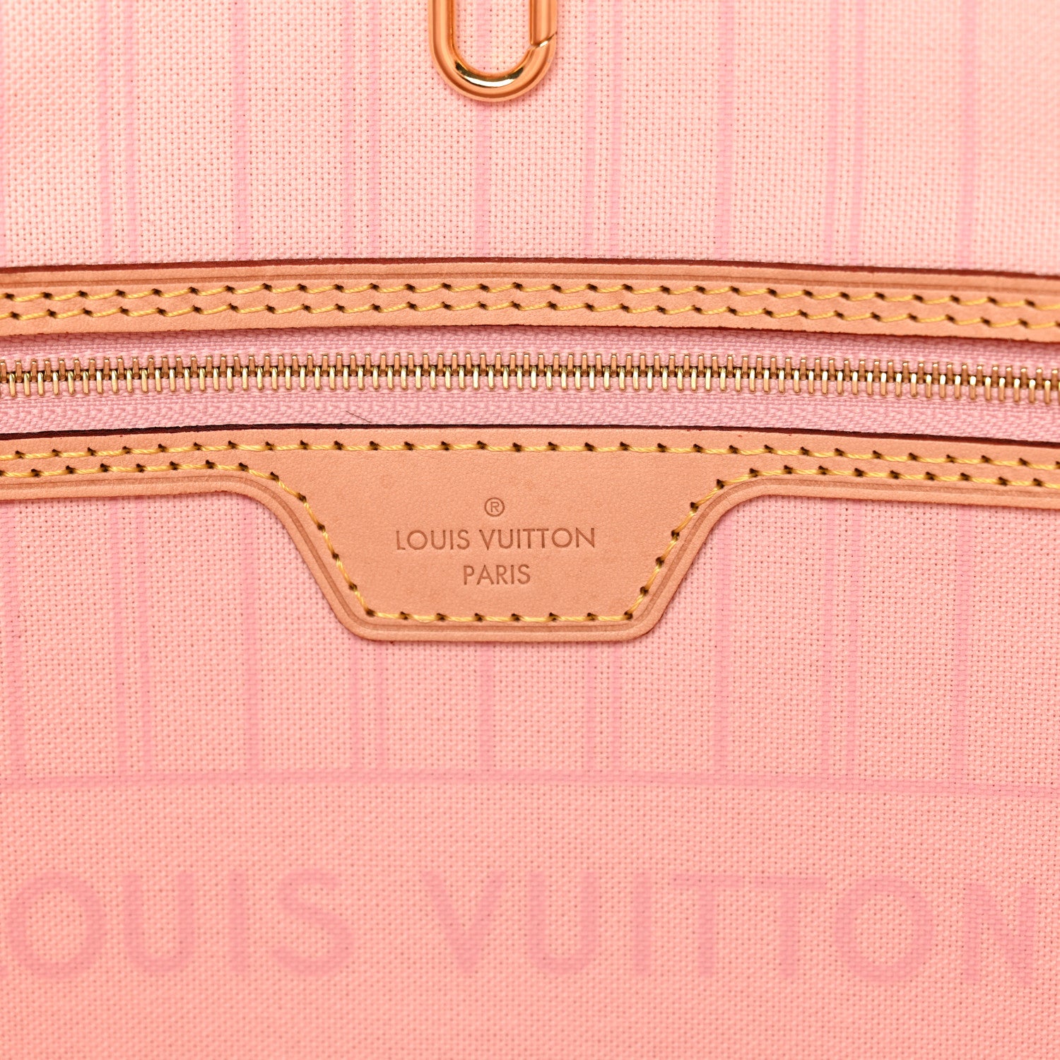 Louis Vuitton Damier Azur Neo Neverfull MM Rose Ballerine 7 of 11