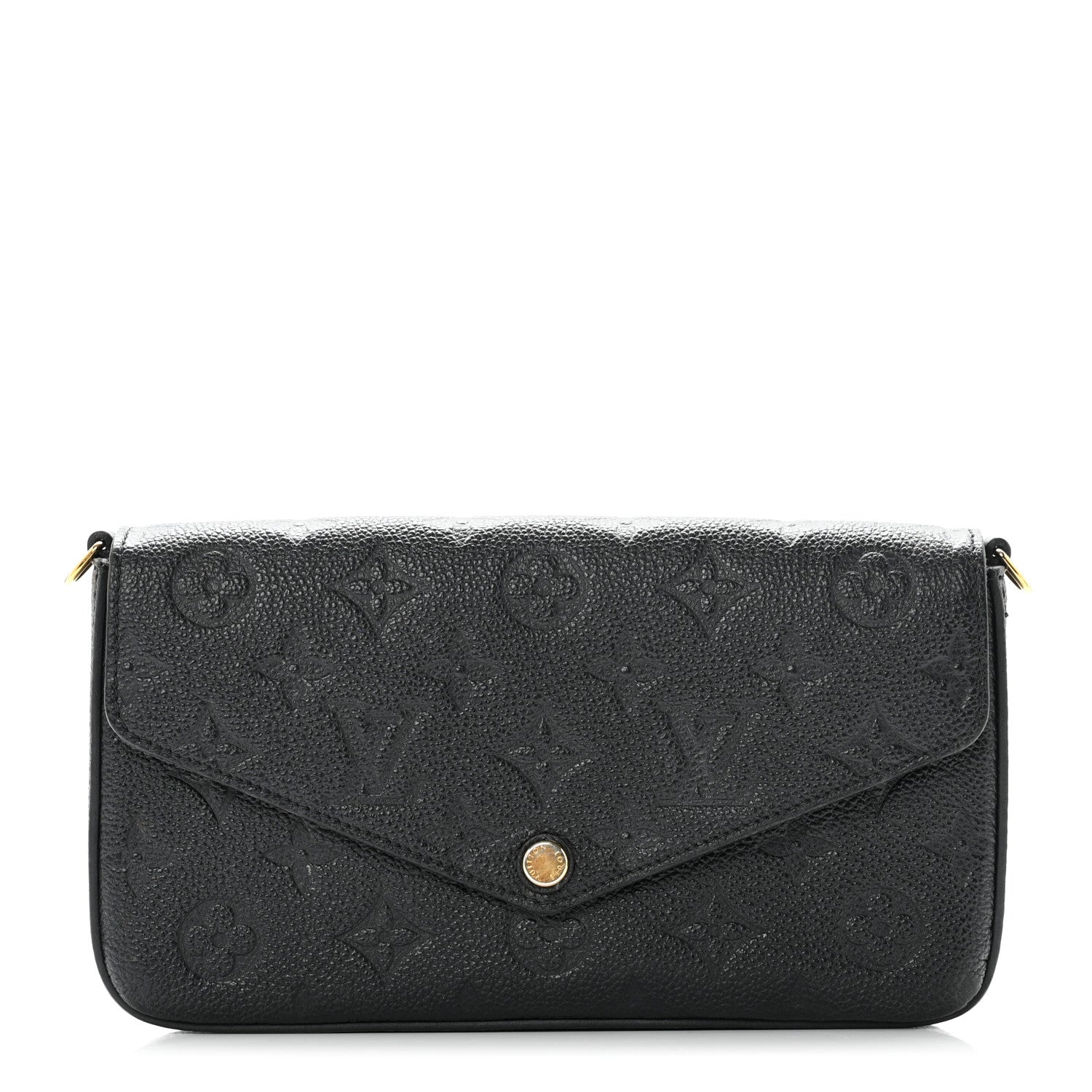 Louis Vuitton Empreinte Pochette Felicie Chain Wallet Black 1 of 6