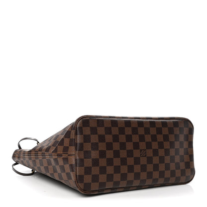 Louis Vuitton Damier Ebene Neo Neverfull MM Rose Ballerine 4 of 14