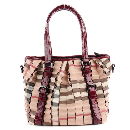 Burberry Nova Check Ruffled Small Lowry Red 1 of 8