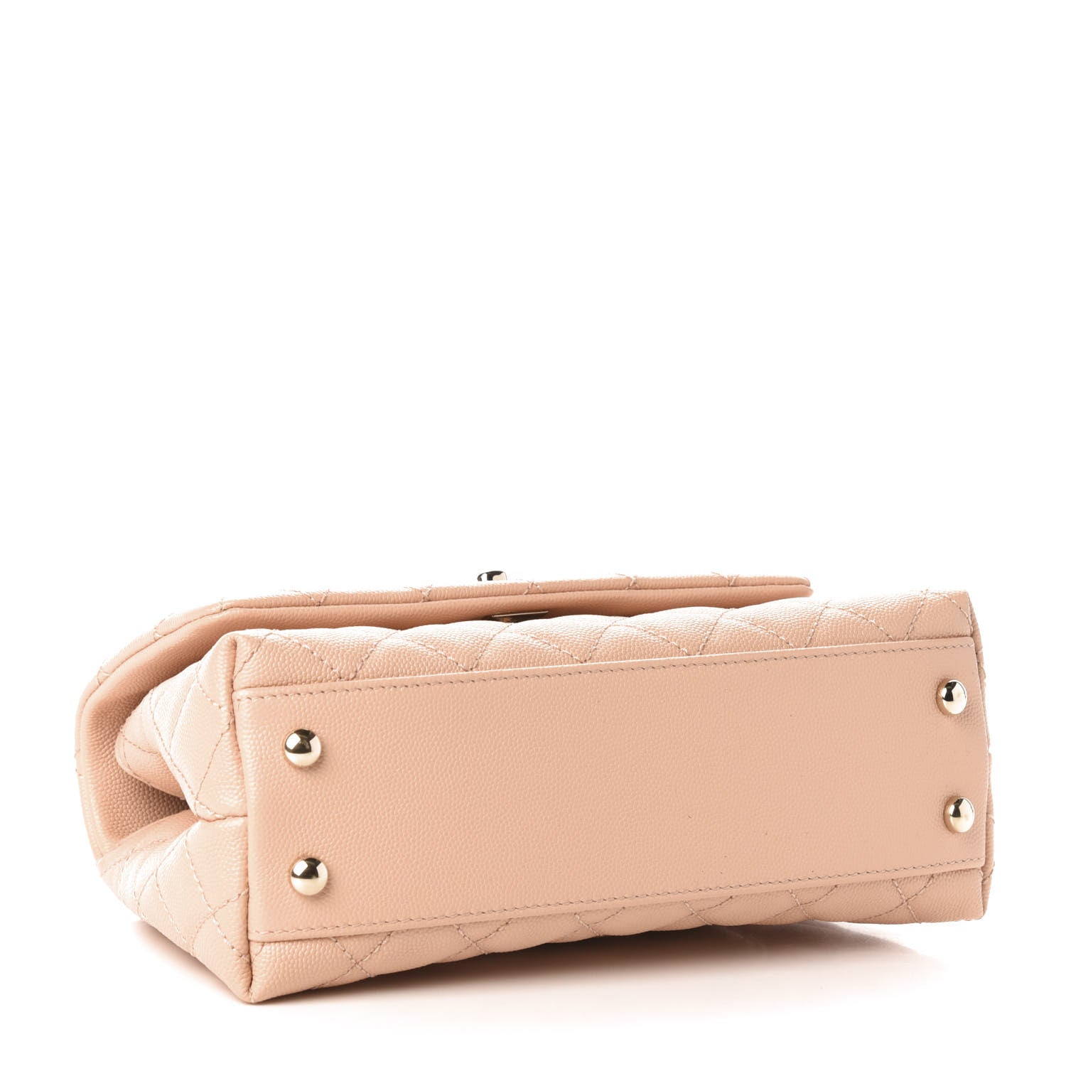 Chanel Caviar Quilted Mini Coco Handle Flap Light Pink 4 of 11